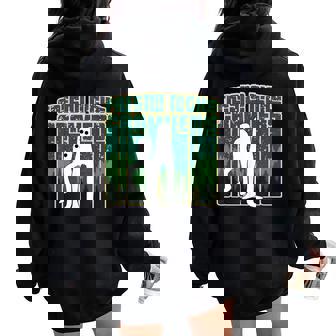 Fresno Night Crawlers Retro Cute Cryptid Haunted Pants Women Oversized Hoodie Back Print | Mazezy