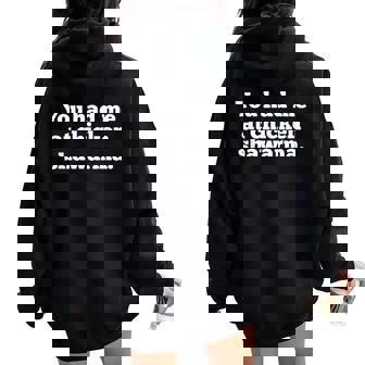 Chicken Shawarma Lover Arabic Food Arab Foodie Meme Women Oversized Hoodie Back Print | Mazezy