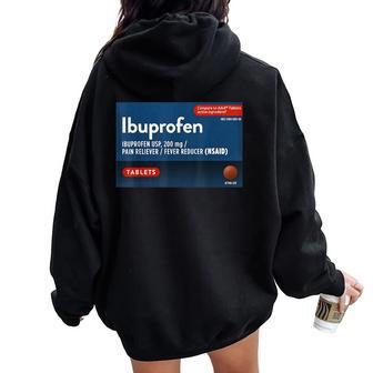 Group Nurse Pharmacy Halloween Costume Ibuprofen Cute Women Oversized Hoodie Back Print - Seseable