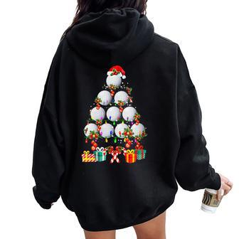 Golfs Christmas Uglys Sweater Santa Hat Pajama Xmas Women Oversized Hoodie Back Print | Mazezy