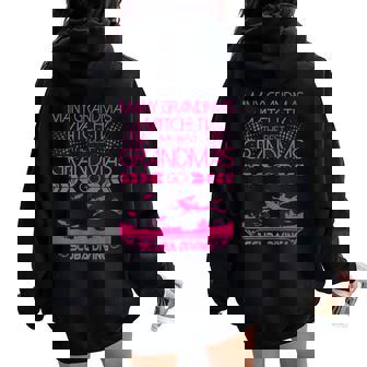 Many Grandmas Watch Tv Best Go Scuba Diving Outdoors Women Oversized Hoodie Back Print | Mazezy