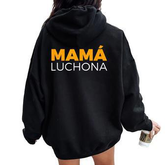 Mama Luchona Bendicion Women Oversized Hoodie Back Print | Mazezy CA