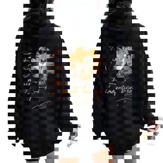 Paint Horse I Love My Paint Horse Women Oversized Hoodie Back Print | Mazezy