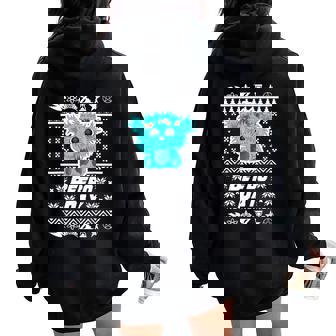 Ugly Beebo Day Sweater Ugly Christmas Sweaters Xmas Women Oversized Hoodie Back Print | Mazezy
