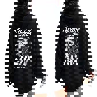 Volleyball Aunt For Family Matching Player Team Auntie Women Oversized Hoodie Back Print | Mazezy