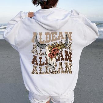 Western Cowboy Horse Lovers Country Lovers Country Women Oversized Hoodie Back Print - Seseable