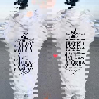 Whippet Mama Whippet For Whippet Lover Women Oversized Hoodie Back Print | Mazezy