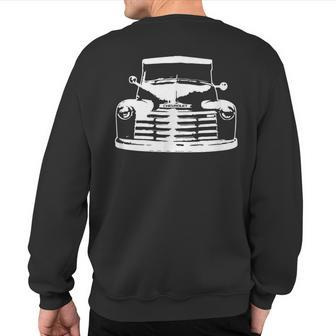 1952 Classic Pickup Truck Hot Rod Sweatshirt Back Print | Mazezy