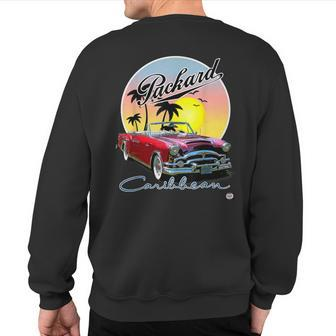 1953 Packard Caribbean Convertible The Perfect Beach Cruiser Sweatshirt Back Print | Mazezy