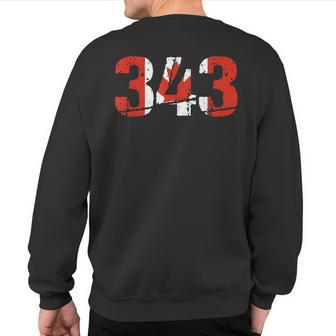 343 Ontario Area Code Canada Sweatshirt Back Print | Mazezy