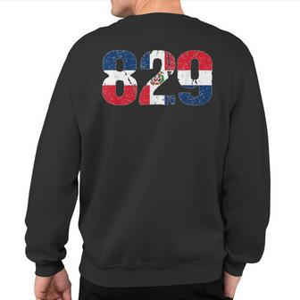 829 Dominican Republic Sweatshirt Back Print | Mazezy