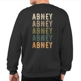 Abney Personalized Reunion Matching Family Name Sweatshirt Back Print | Mazezy AU