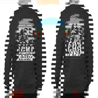 Afognak Alaska Vacation Souvenir And Cruise Sweatshirt Back Print | Mazezy