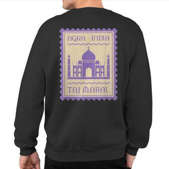Agra India Taj Mahal Travel Souvenir T Sweatshirt Back Print | Mazezy