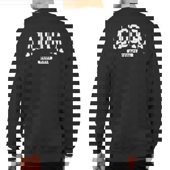 Aldora Georgia Ga College University Sports Style Sweatshirt Back Print | Mazezy