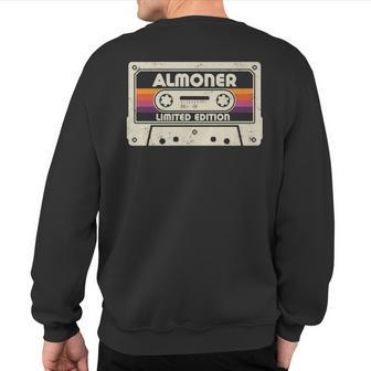 Almoner Job Title Vintage Career Sweatshirt Back Print | Mazezy