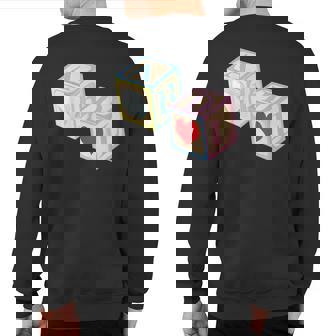 Alphabet Diaper Love Abdl Pajama Sweatshirt Back Print | Mazezy