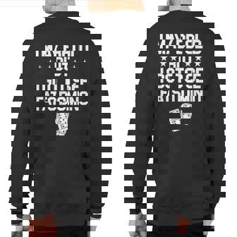 Antoine Fats Domino Music Legend Fan I May Be Old Sweatshirt Back Print | Mazezy