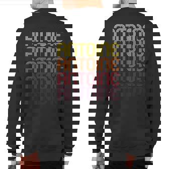 Antoine Retro Wordmark Pattern Vintage Style Sweatshirt Back Print | Mazezy