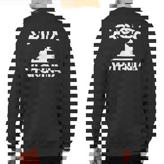 Aroda Virginia Va City Home Tourist Sweatshirt Back Print | Mazezy