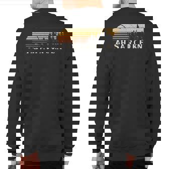 Asharoken Ny Vintage Evergreen Sunset Eighties Retro Sweatshirt Back Print | Mazezy
