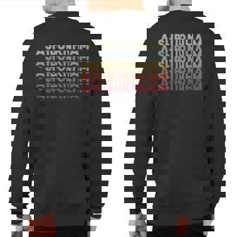 Ashburnham Massachusetts Ashburnham Ma Retro Vintage Text Sweatshirt Back Print | Mazezy