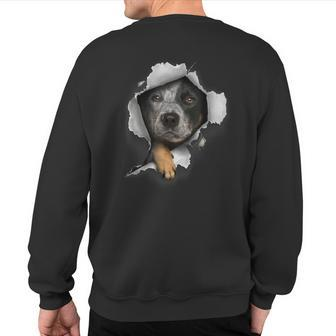 Australian Cattle Dog Dog Owner Dog Lover Dog Sweatshirt Back Print - Seseable