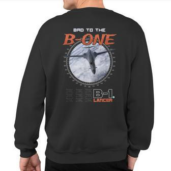 B-1 Lancer Air Force Bomber T Sweatshirt Back Print | Mazezy