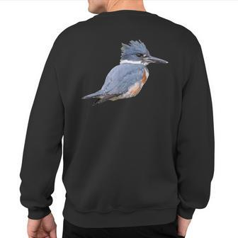 Belted Kingfisher Graphic Sweatshirt Back Print | Mazezy