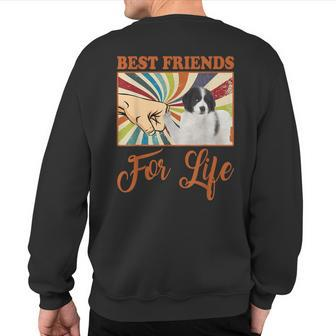 Best Friends For Life Tornjak Dog Lover Sweatshirt Back Print | Mazezy
