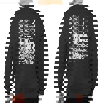 Bim Like A Boss Building Information Modeling Sweatshirt Back Print | Mazezy