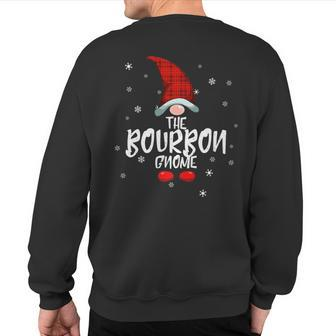Bourbon Gnome Family Christmas Pajama Bourbon Gnome Sweatshirt Back Print - Monsterry