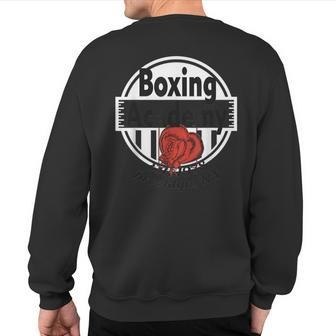 Boxing Academy Est 1978 Brooklyn Ny Vintage Boxer T Sweatshirt Back Print | Mazezy
