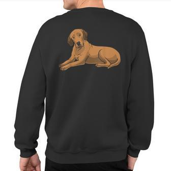 Broholmer Dog Sweatshirt Back Print | Mazezy