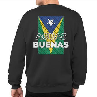 Camisas De Puerto Rico Hecho En Aguas Buenas City Sweatshirt Back Print | Mazezy