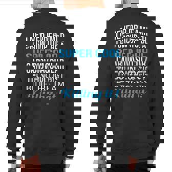 Cardiovascular Technologist Appreciation Sweatshirt Back Print | Mazezy