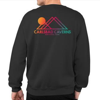 Carlsbad Caverns National Park New Mexico Souvenir Nm Sweatshirt Back Print | Mazezy