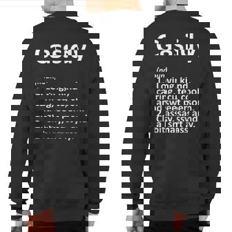 Cassidy Definition Personalized Birthday Idea Sweatshirt Back Print | Mazezy