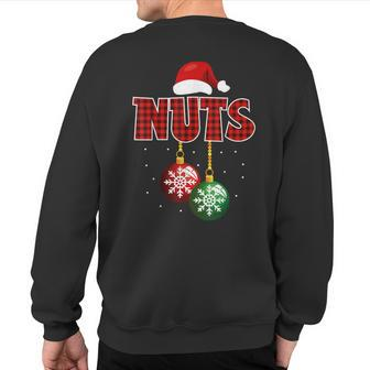 Chest Nuts Christmas T Matching Couples Chestnuts Sweatshirt Back Print | Mazezy