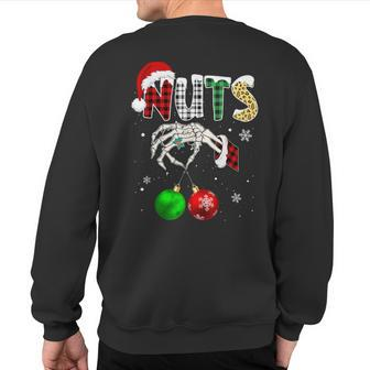 Chestnuts Christmas Chest Nuts Xmas Couple Matching Costume Sweatshirt Back Print | Mazezy