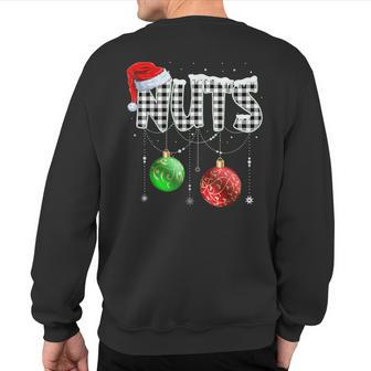 Chestnuts Matching Family Chest Nuts Christmas Couples Sweatshirt Back Print - Monsterry