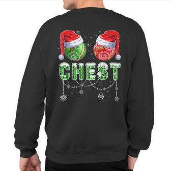 Chestnuts Matching Family Chestnuts Christmas Couples Sweatshirt Back Print - Seseable