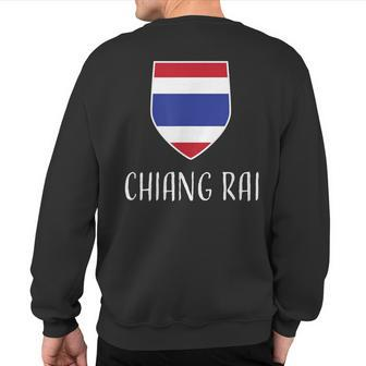 Chiang Rai Thailand Prathet Thai Sweatshirt Back Print | Mazezy CA