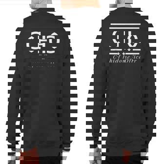 Chief Home Officer Sweatshirt Back Print | Mazezy