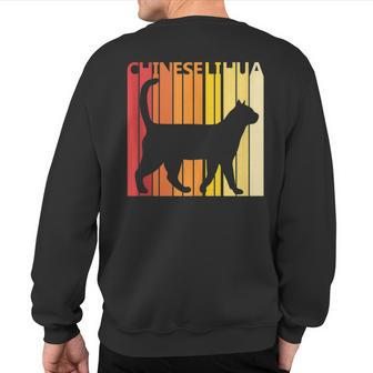Chinese Li Hua Cat Owner Sweatshirt Back Print | Mazezy