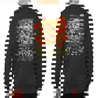 Chinese New Year 2024 Year Of The Dragon Happy New Year 2024 Sweatshirt Back Print | Seseable UK