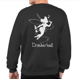 Christmas Drinker Bell Sweatshirt Back Print | Mazezy