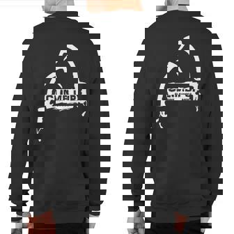 Climb Up Ice Tools Climbing Elevate Expand Ascend Sweatshirt Back Print | Mazezy