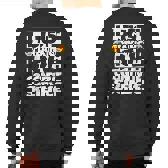 Cognitive Science Sweatshirt Back Print | Mazezy