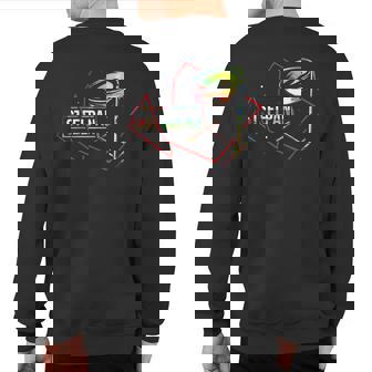 Colorful Slpan Sl Pan Drum Band Pannists Sweatshirt Back Print | Mazezy